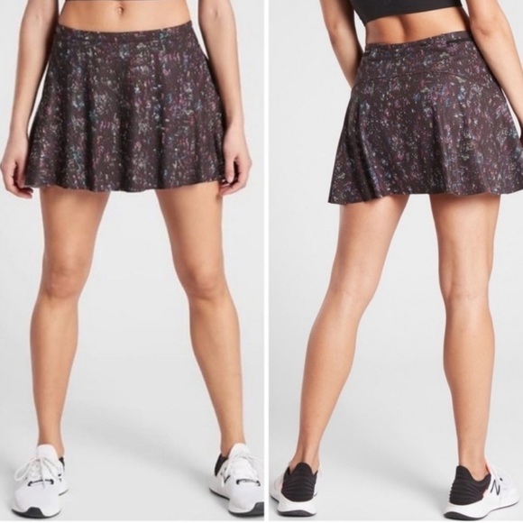 Athleta Match Point Skort in Supersonic Print Womens Size Small Tennis - Picture 1 of 9